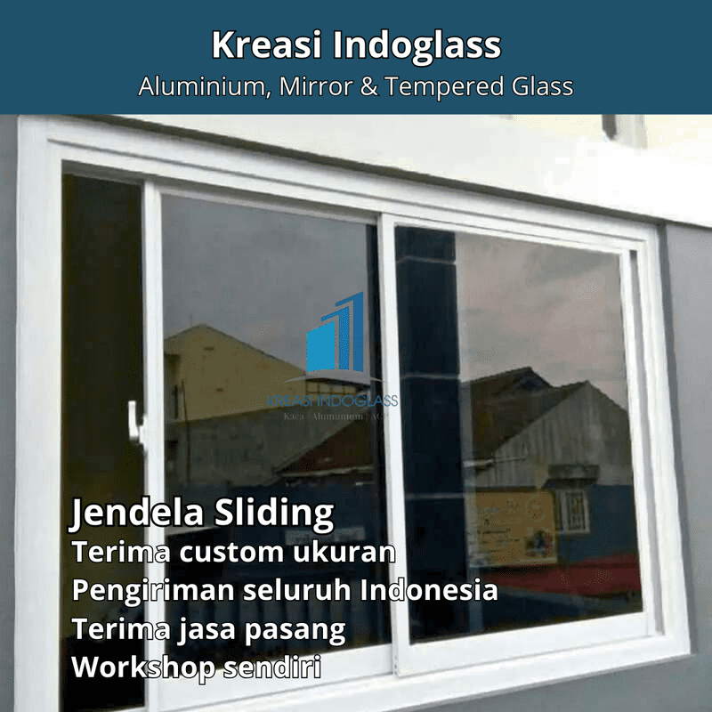 Jendela Alumunium Sliding Kaca Polos Jendela Alumunium Sliding Kaca Polos